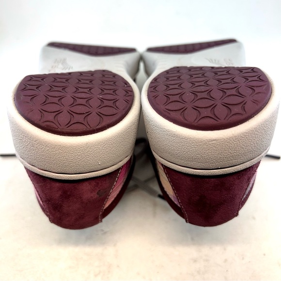 Dansko Pink Purple Plaid Madras Brandi Lace Up Sneakers, size 37 6.5 7 - Picture 11 of 11